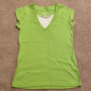 Girls green shirt